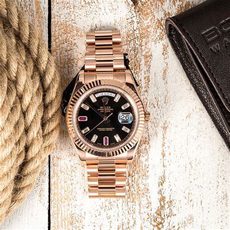 big face rose gold rolex|Rolex everose gold day date.